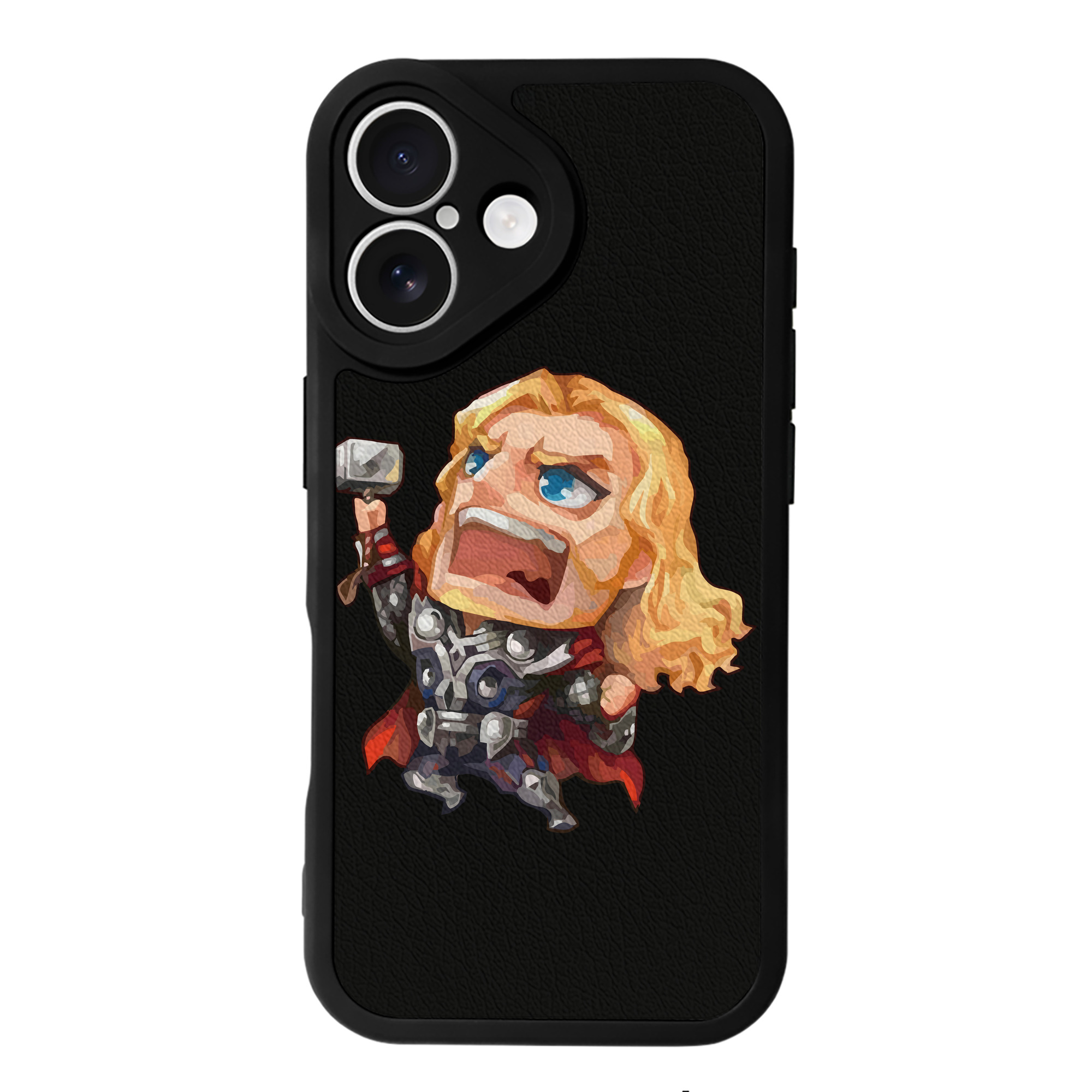 （画像用） アベンジャーズ The Avengers 【iPhone 16シリーズ対応】シリコンスマホケース（レザー調） 材質：シリコン